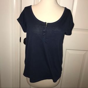 Lilu navy blue tee